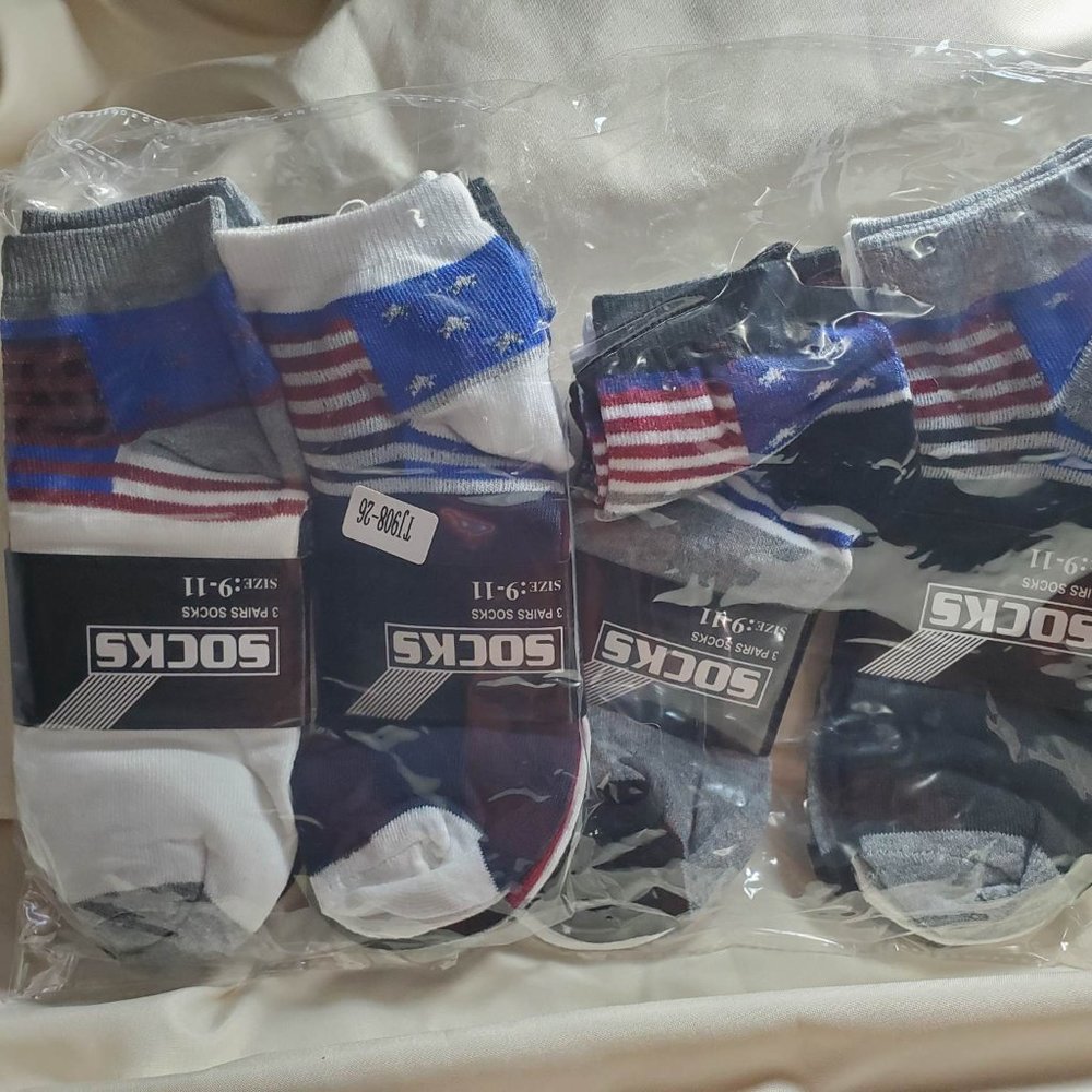 12 Pairs Assorted Colors men's Ankle Socks Size 9-11 - Picture 7 of 10
